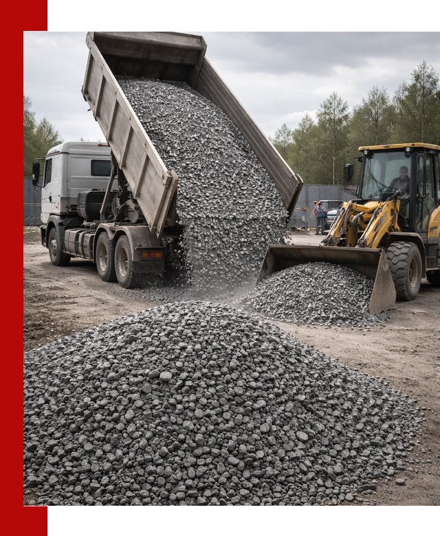 Доставка и продажа щебня гранитного в Новотроицке