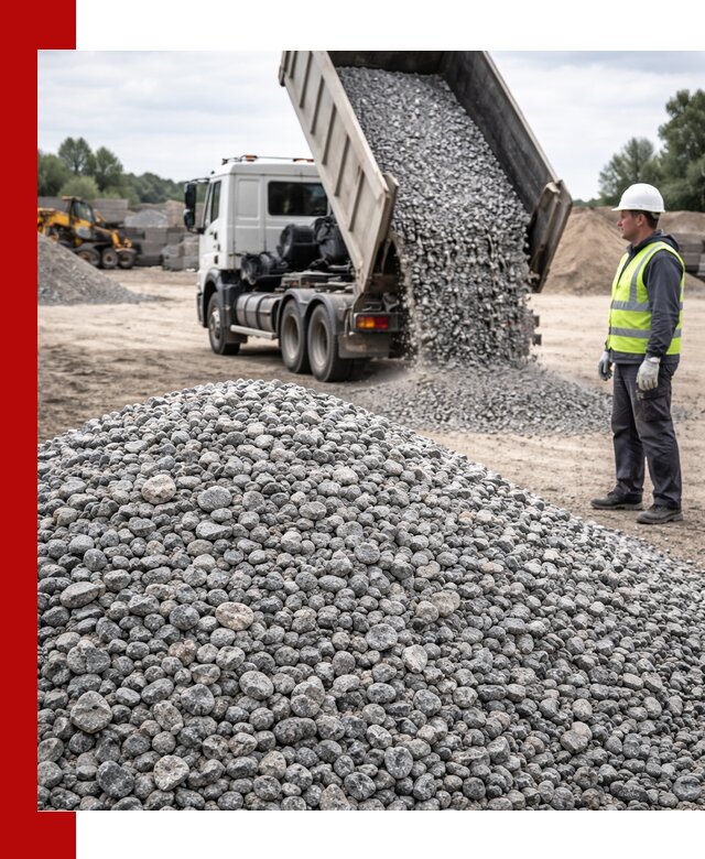 Доставка и продажа гранитного щебня фракции 5-20 в Новотроицке