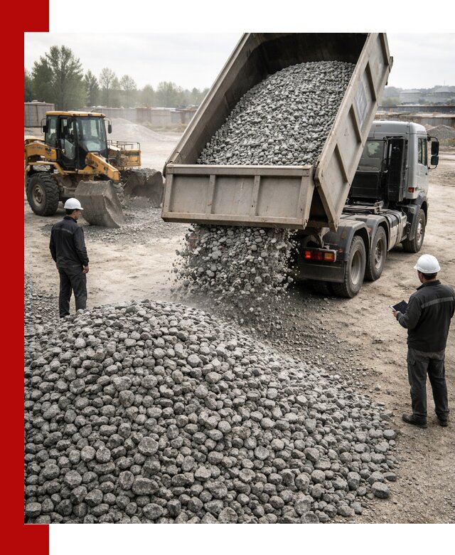 Доставка гранитного щебня фракции 20-40 в Новотроицке