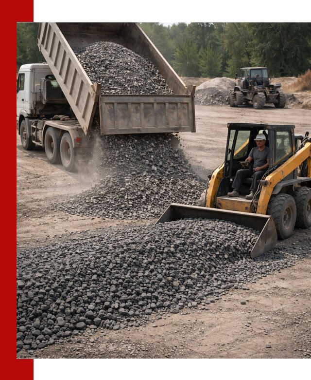 Гранитный щебень фракция 40-70 с доставкой в Новотроицке