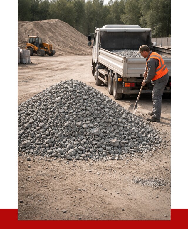 Гравийный щебень фракция 5-10 в Новотроицке от 2303 р. | ПРОНЕРУДНвт