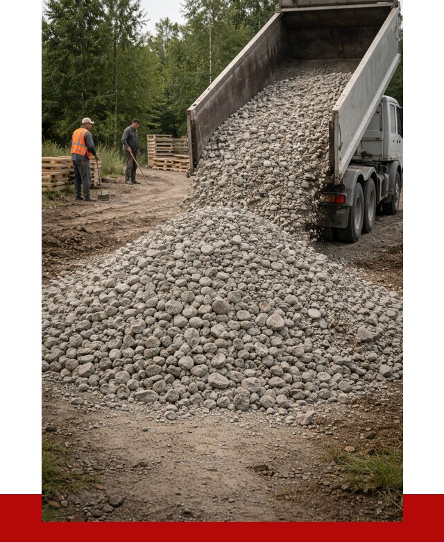 гравийный щебень фракция 70-120 в Новотроицке от 2565 р. ПРОНЕРУДНвт