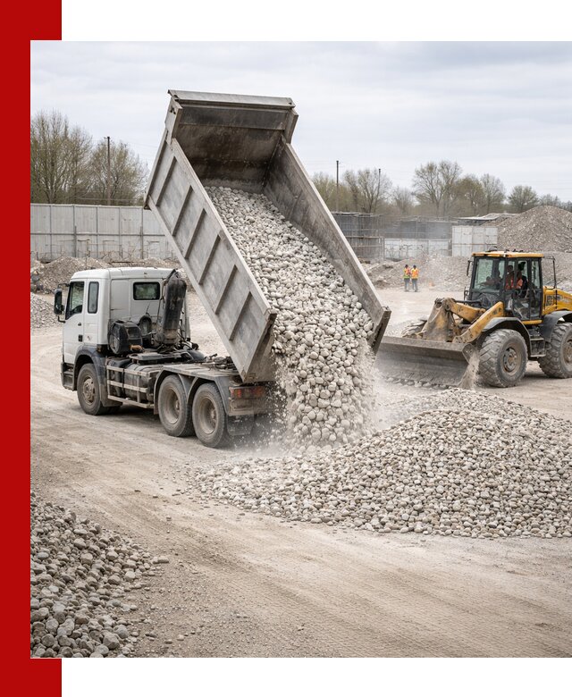 Доставка и продажа известнякового щебня в Новотроицке