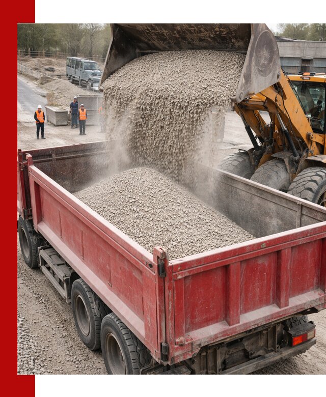 Купить известняковый щебень фракции 0-5 с доставкой в Новотроицке