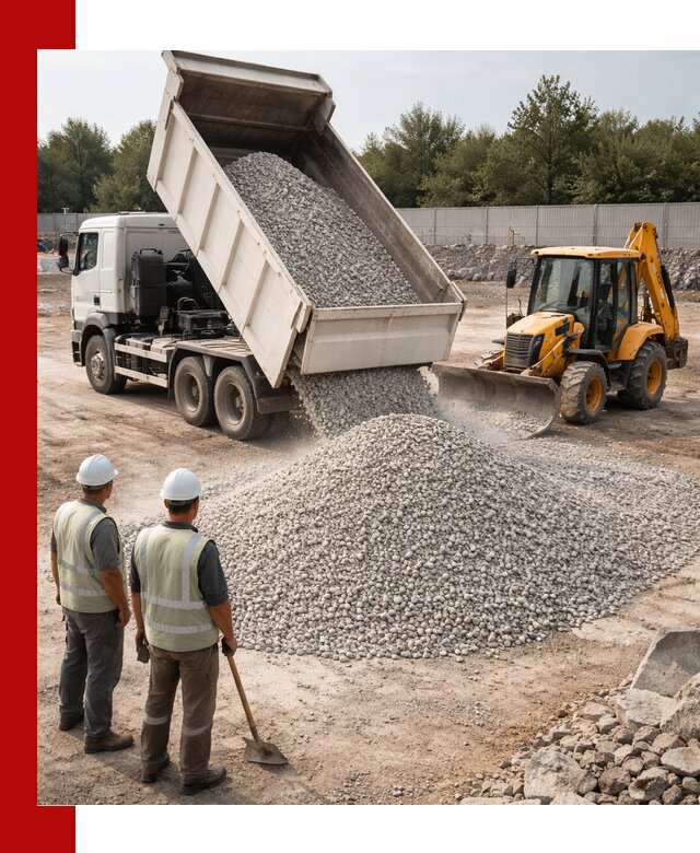 Купить известняковый щебень фракции 5–10 мм с доставкой в Новотроицке