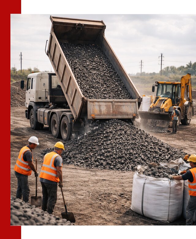 Шлаковый щебень фракция 40-70 с доставкой в Новотроицке