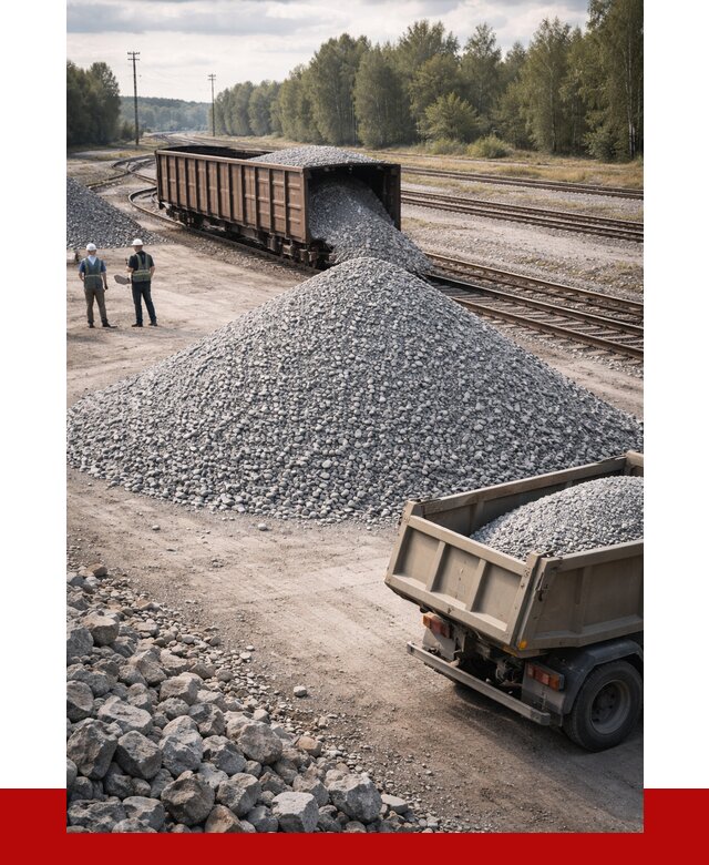 Железнодорожный щебень 20-60 в Новотроицке от 1780 р. | ПРОНЕРУДНвт