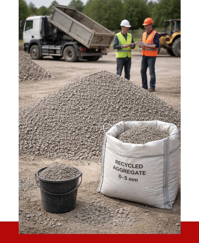 Вторичный щебень фракция 0-5 в Новотроицке от 1675 р. ПРОНЕРУДНвт