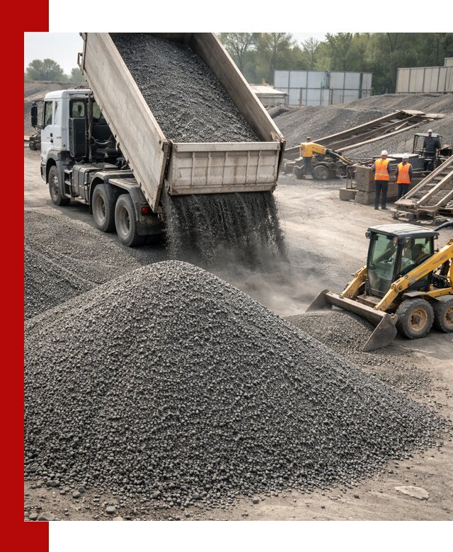 Вторичный щебень фракция 0–5 с доставкой в Новотроицке