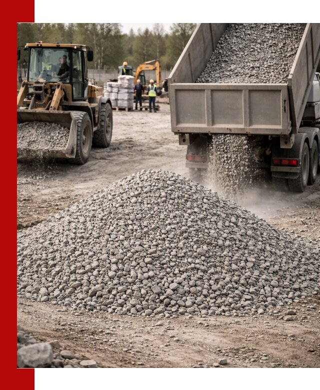 Вторичный щебень фракции 5-20 в Новотроицке — доставка и продажа крупнотоннажно