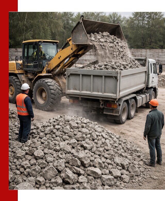 Вторичный щебень фракция 70–150 в Новотроицке с доставкой