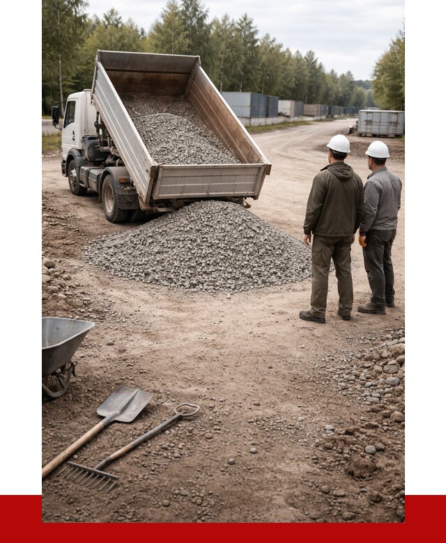 Бетонный щебень фракция 5-20 в Новотроицке от 3350 р., ПРОНЕРУДНвт