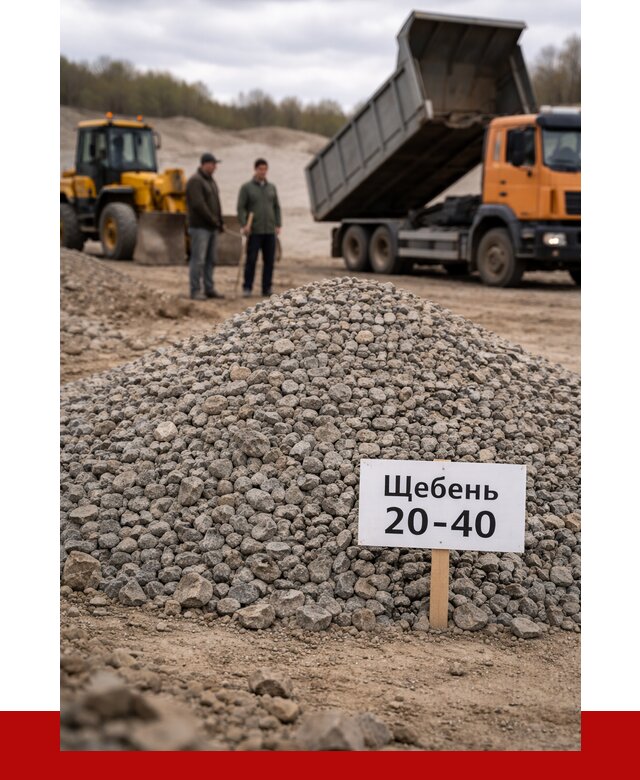 Бетонный щебень фракция 20-40 в Новотроицке от 2565 р. | ПРОНЕРУДНвт