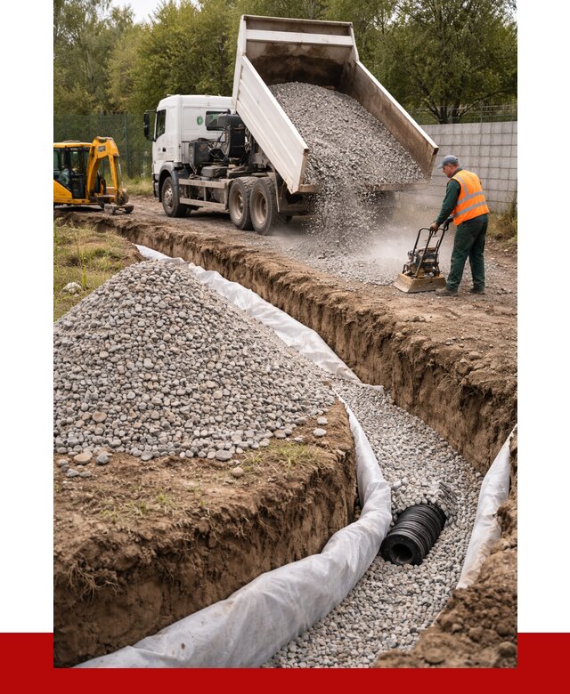Щебень для дренажа в Новотроицке от 1937 р., ПРОНЕРУДНвт доставка