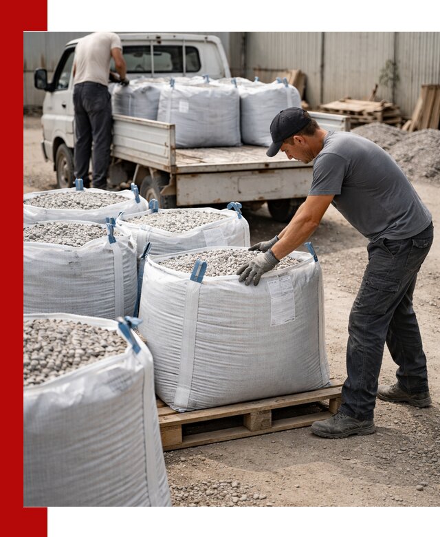 Доставка щебня в мешках по выгодным ценам в Новотроицке