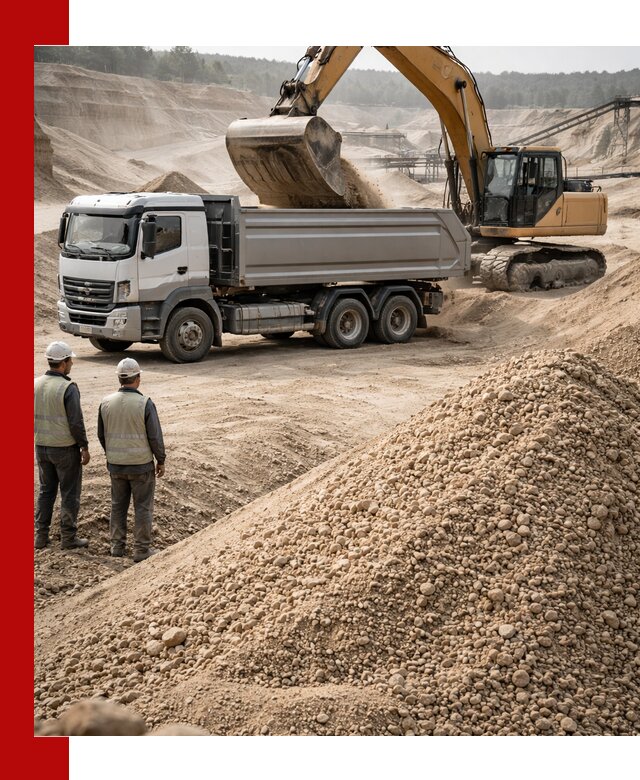 Карьерный крупнозернистый песок с доставкой в Новотроицке