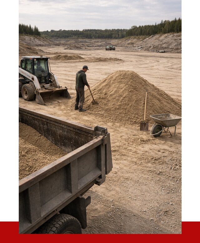 Карьерный песок среднезернистый в Новотроицке, от 2303 р. ПРОНЕРУДНвт