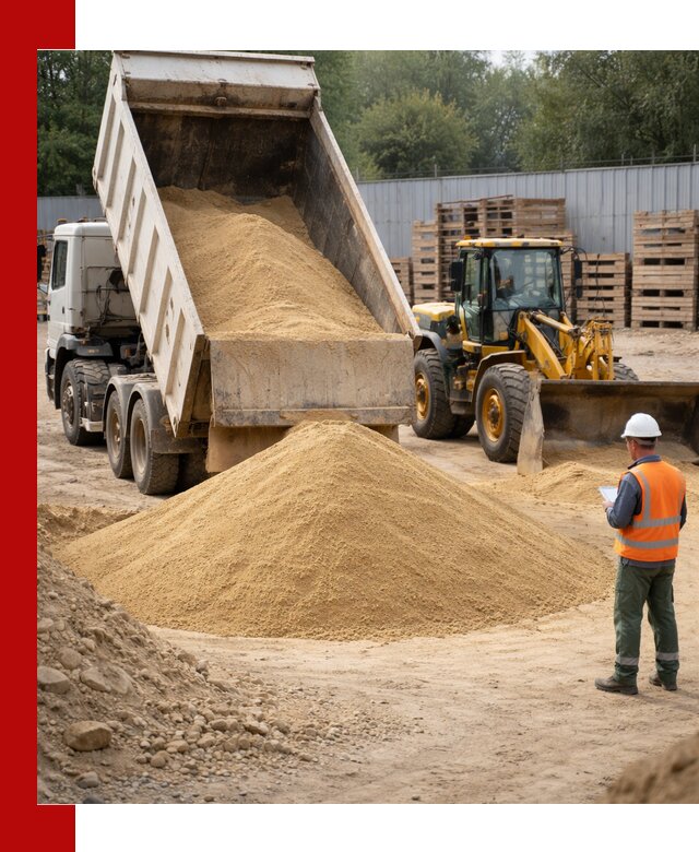 Доставка карьерного мелкозернистого песка в Новотроицке