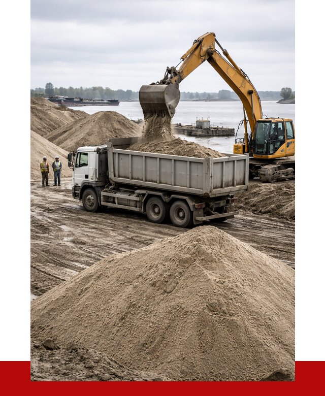 Купить речной песок навалом в Новотроицке от 1884 р., ПРОНЕРУДНвт