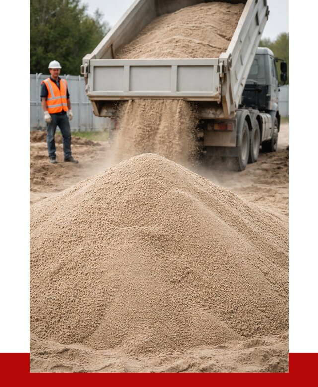 Купить сеяный песок с доставкой в Новотроицке от 2303 р ПРОНЕРУДНвт