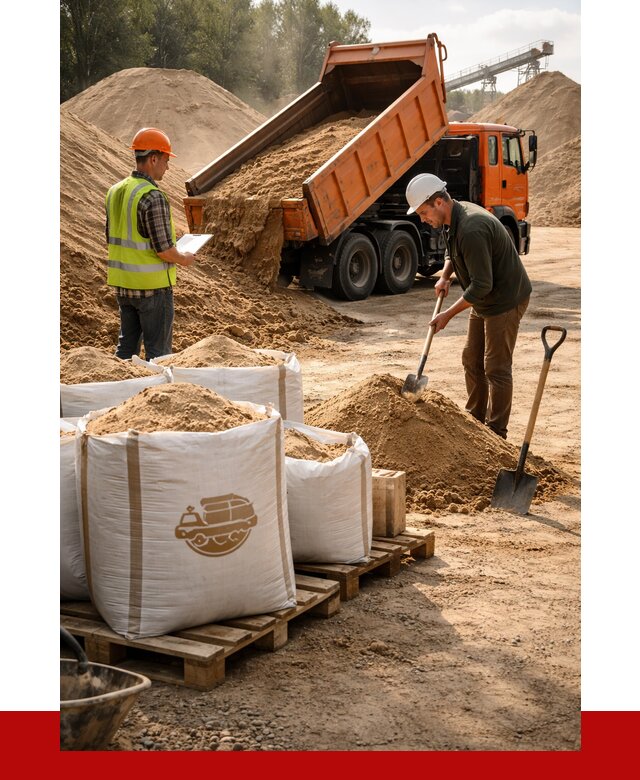 Строительный песок в Новотроицке от 2303 р. с доставкой, ПРОНЕРУДНвт