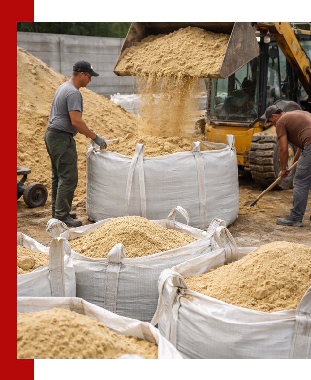 Поставка качественного песка для кладки в Новотроицке