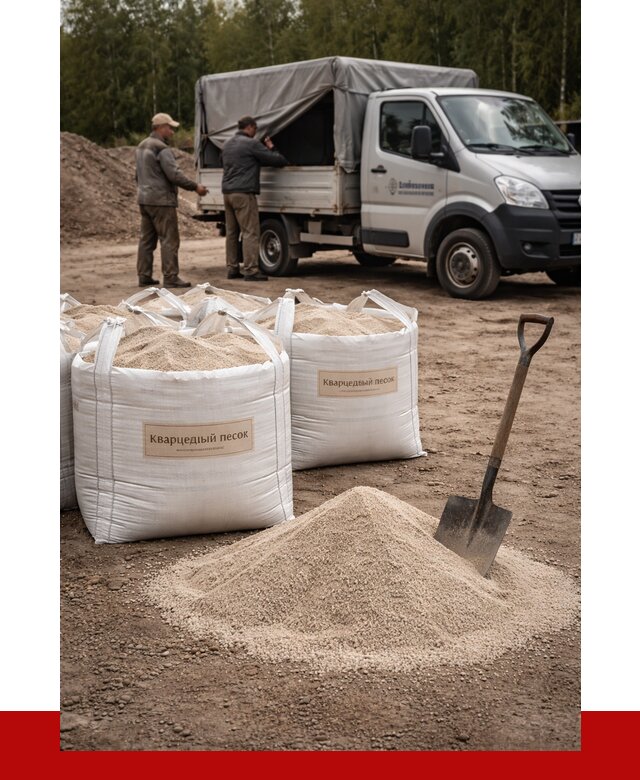 Кварцевый песок для пескоструя в Новотроицке от 4711 р. | ПРОНЕРУДНвт