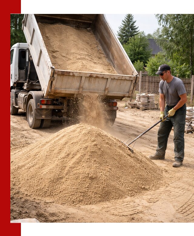 Доставка сухого песка самосвалами в Новотроицке