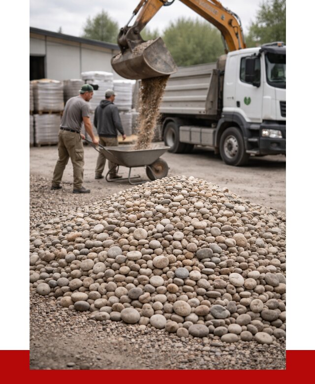 Галька декоративная в Новотроицке от 3350 р. за куб | ПРОНЕРУДНвт