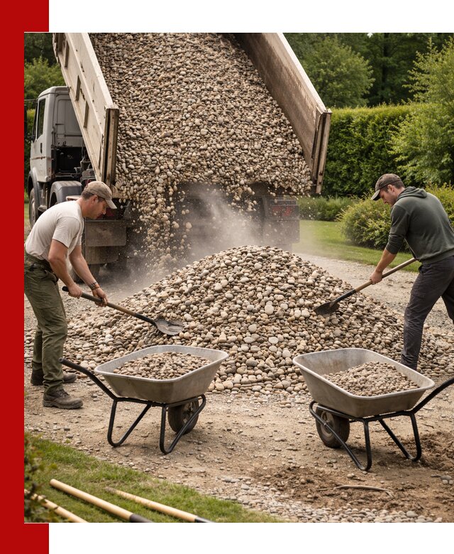 Доставка и продажа декоративной гальки в Новотроицке