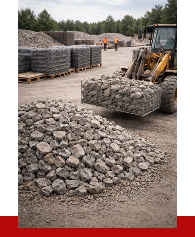 Камень для габионов фракция 70-150 в Новотроицке от 4397 р. | ПРОНЕРУДНвт