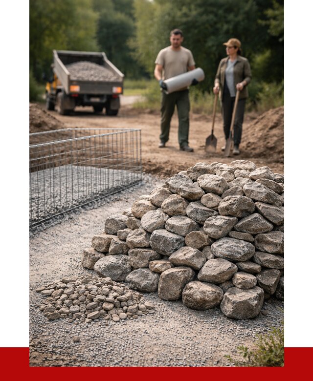 Камень для габионов фракция 100-200 в Новотроицке от 5025 р. | ПРОНЕРУДНвт