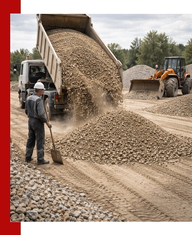 Доставка щпс С3 в Новотроицке самосвалами и бортовыми грузовиками