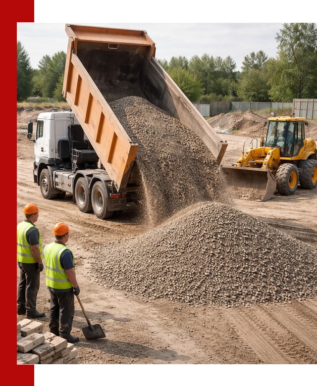 Доставка щебёночно-песчаной смеси ЩПС С7 в Новотроицке