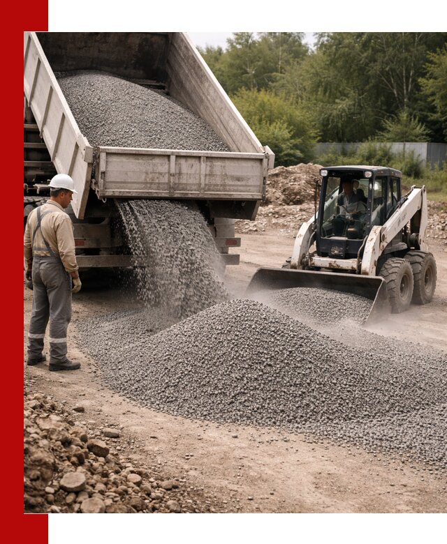 Доставка гравийного отсева 0-5 в Новотроицке оптом и в розницу