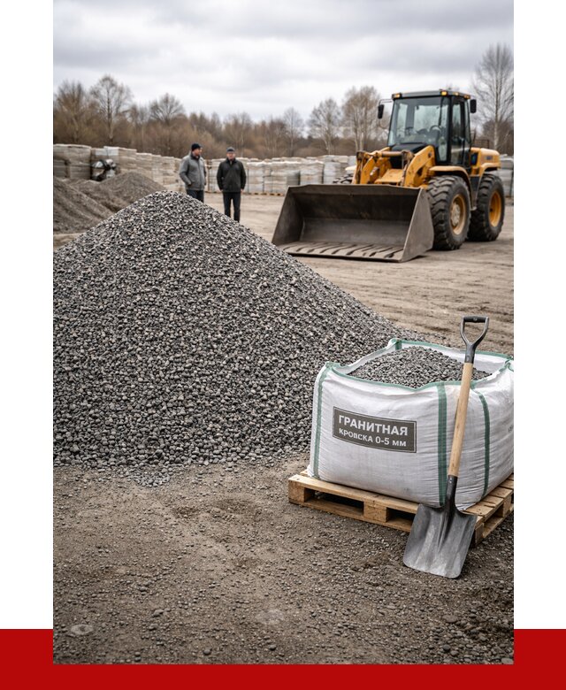 Купить гранитную крошку в Новотроицке от 5025 р. с доставкой | ПРОНЕРУДНвт