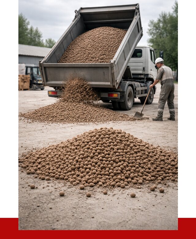 Керамзит с доставкой в Новотроицке от 4397 р. за м3 | ПРОНЕРУДНвт