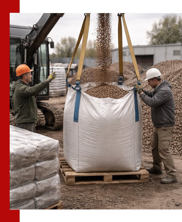 Керамзит в биг-бегах с доставкой в Новотроицке