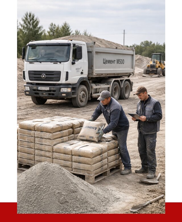 Купить цемент м500 с доставкой в Новотроицке от 5443 р. | ПРОНЕРУДНвт