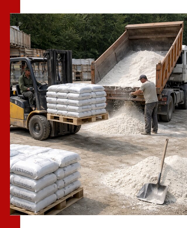 Доставка строительной извести оптом и в розницу в Новотроицке