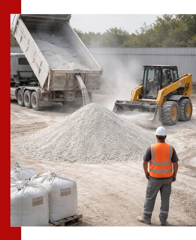 Доставка и продажа известняковой муки в Новотроицке