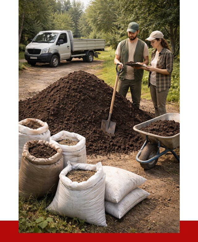 Купить грунт с доставкой в Новотроицке от 4711 р. за м3 | ПРОНЕРУДНвт