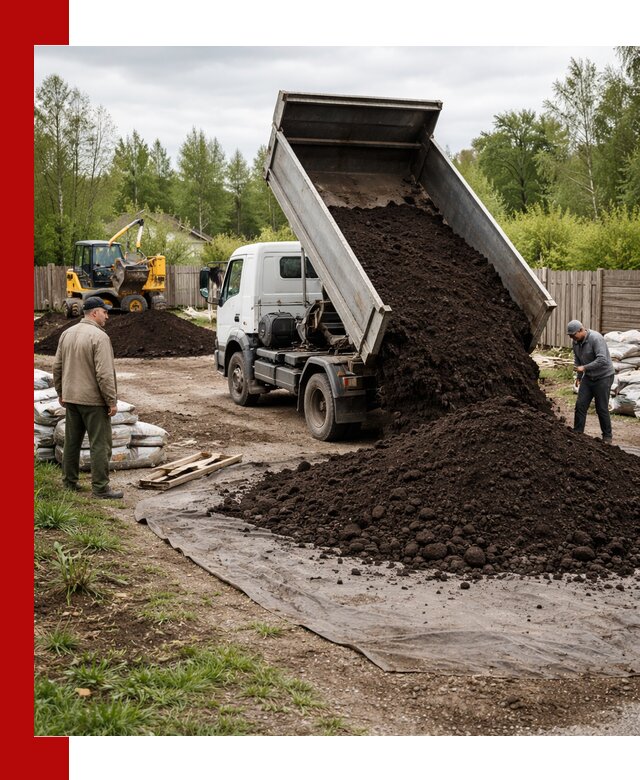 Доставка качественного почвогрунта в Новотроицке оптом и в розницу