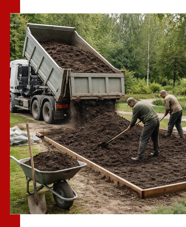 Доставка грунта для озеленения и благоустройства в Новотроицке