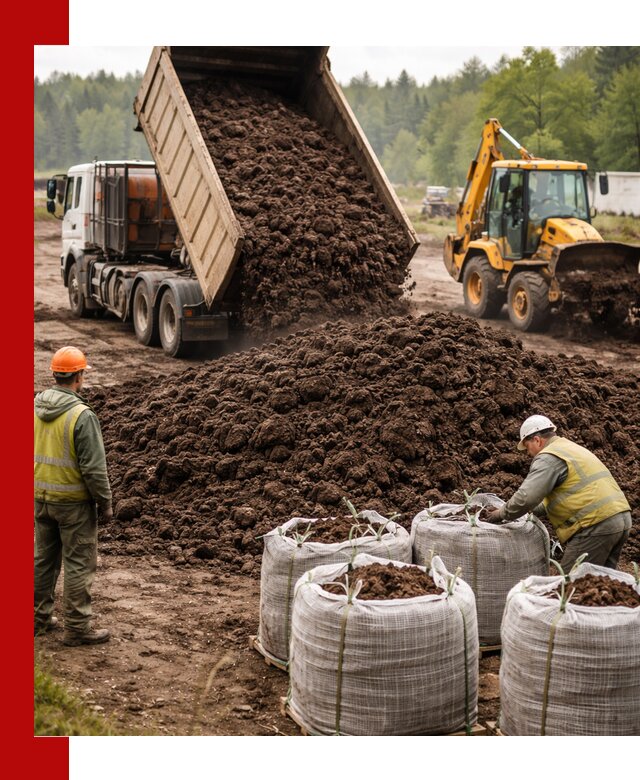 Доставка нейтрального торфа в Новотроицке оптом и в розницу