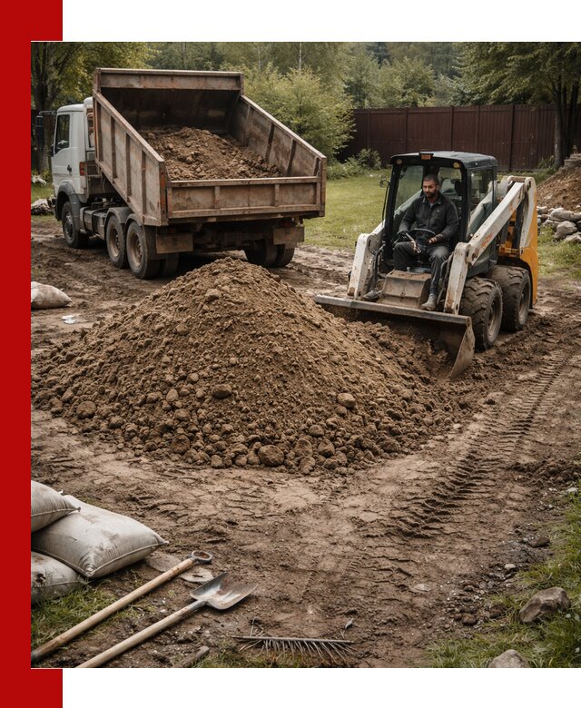 Суглинок для планировки участков в Новотроицке с доставкой и выгрузкой