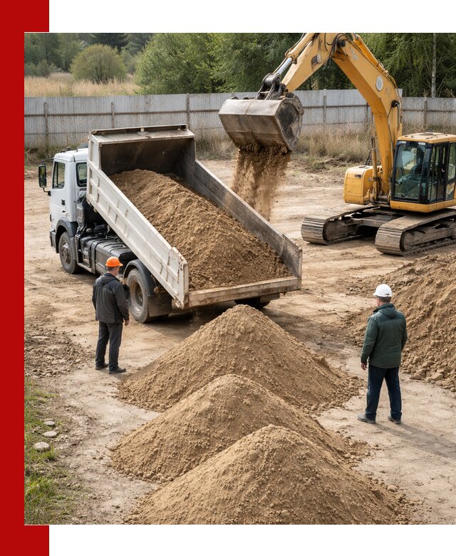 Доставка супеси вагонными и автопартиями в Новотроицке