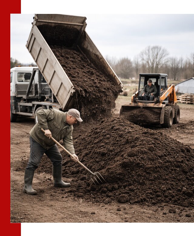 Доставка и продажа перегноя в Новотроицке быстро и дешево