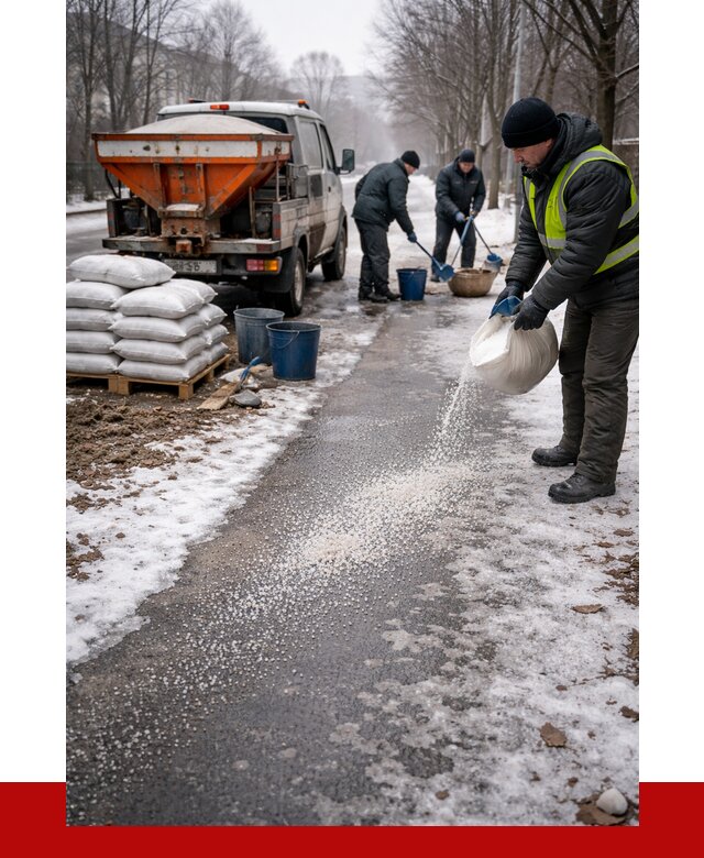 Реагент против гололеда в Новотроицке с доставкой от 4711 р. | ПРОНЕРУДНвт