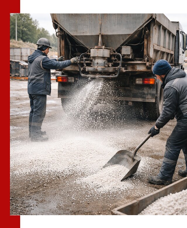 Доставка и продажа хлористого кальция в Новотроицке